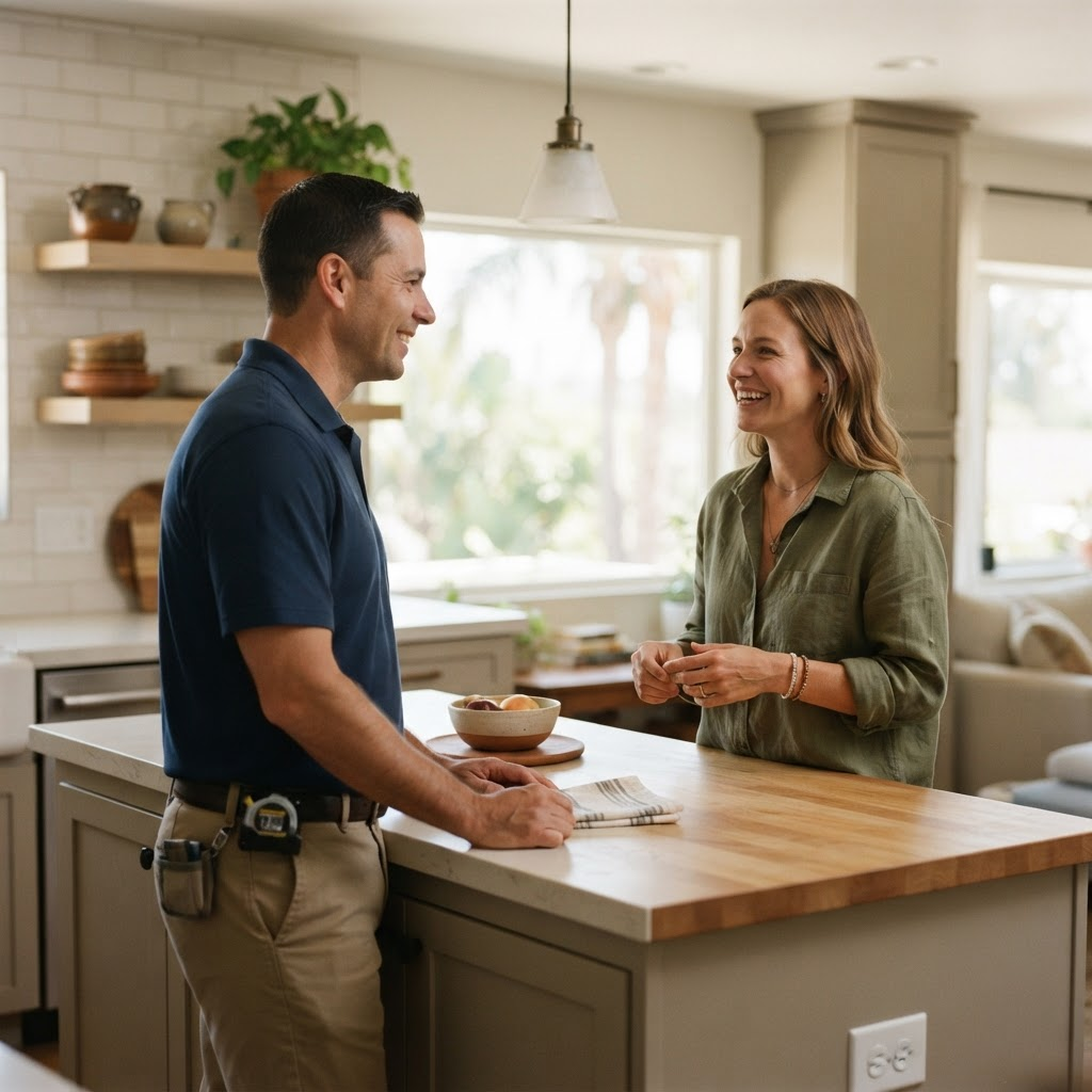 Lead testing results reviewed with a property owner